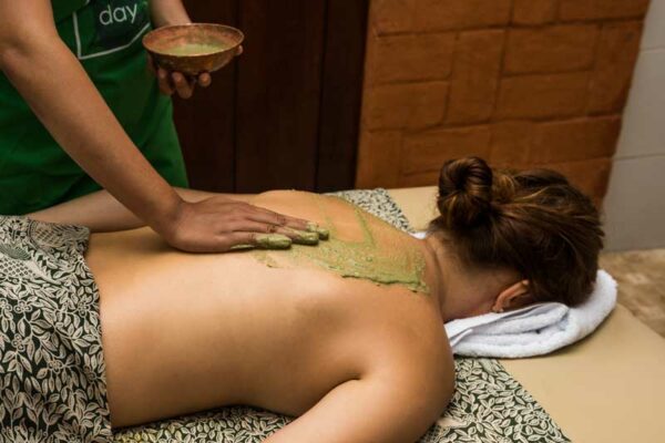 Green tea bath at Bali Botanica Ubud